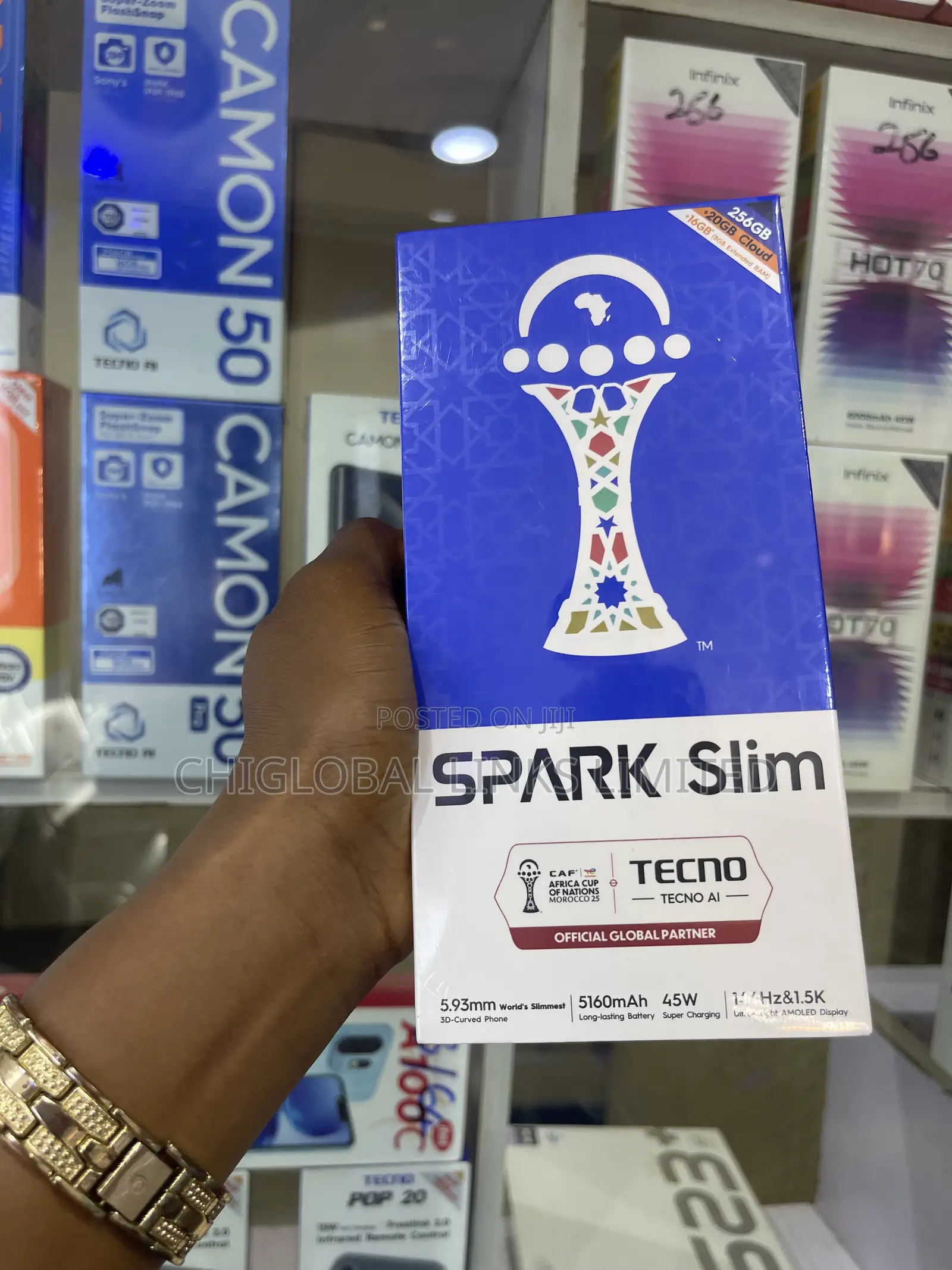 New Tecno Spark Slim 256 GB White