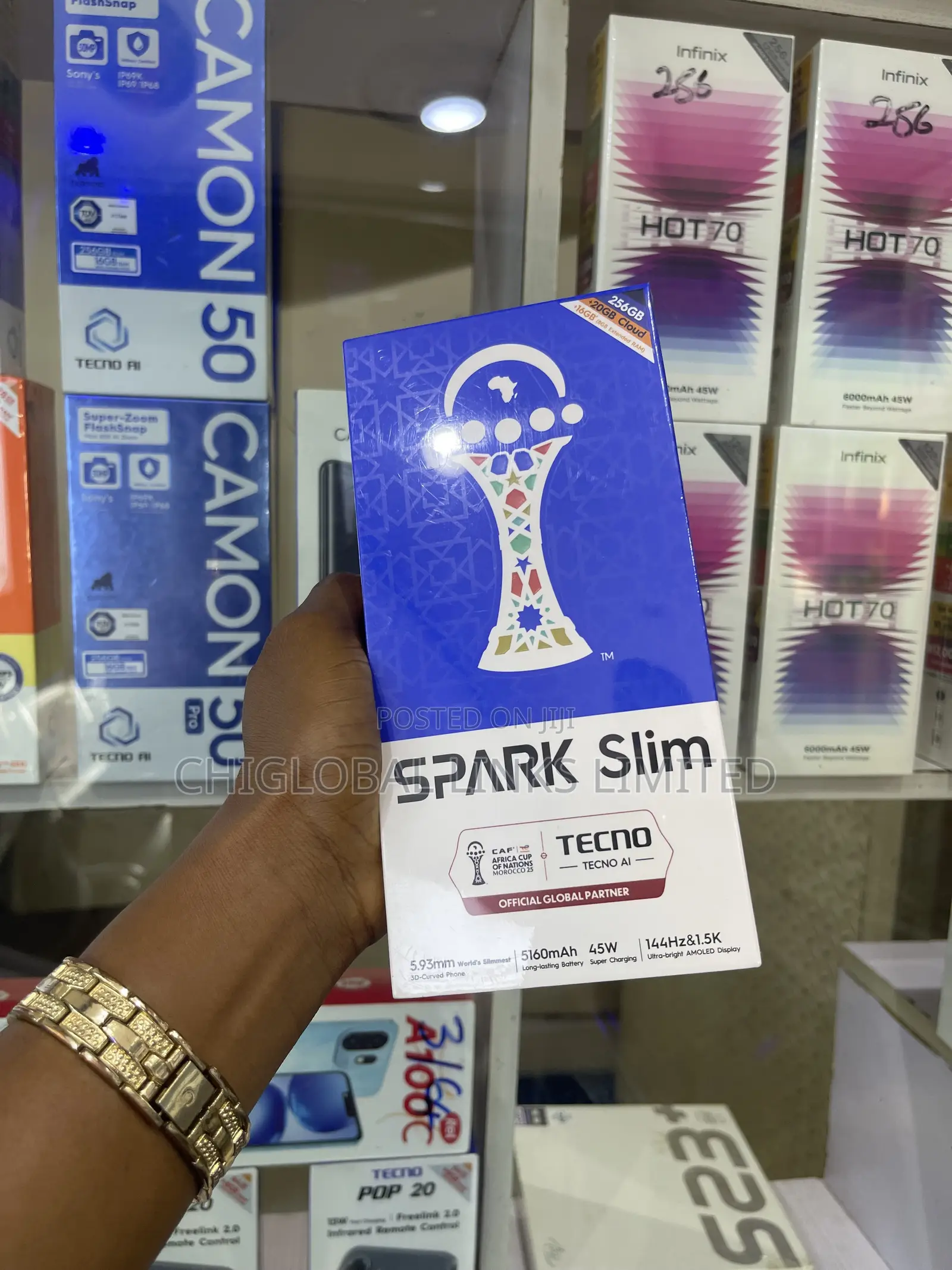 New Tecno Spark Slim 256 GB White