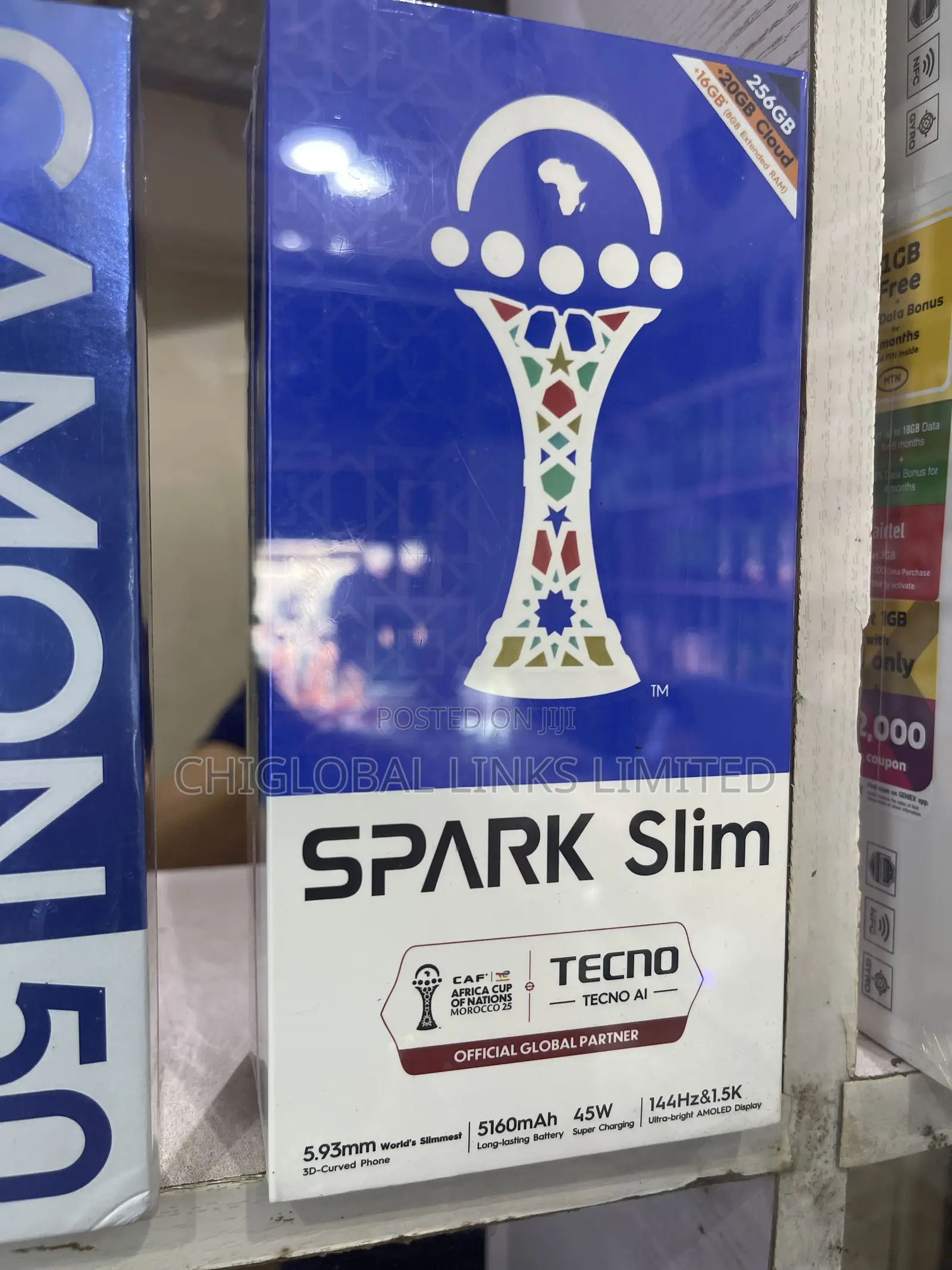 New Tecno Spark Slim 256 GB Black