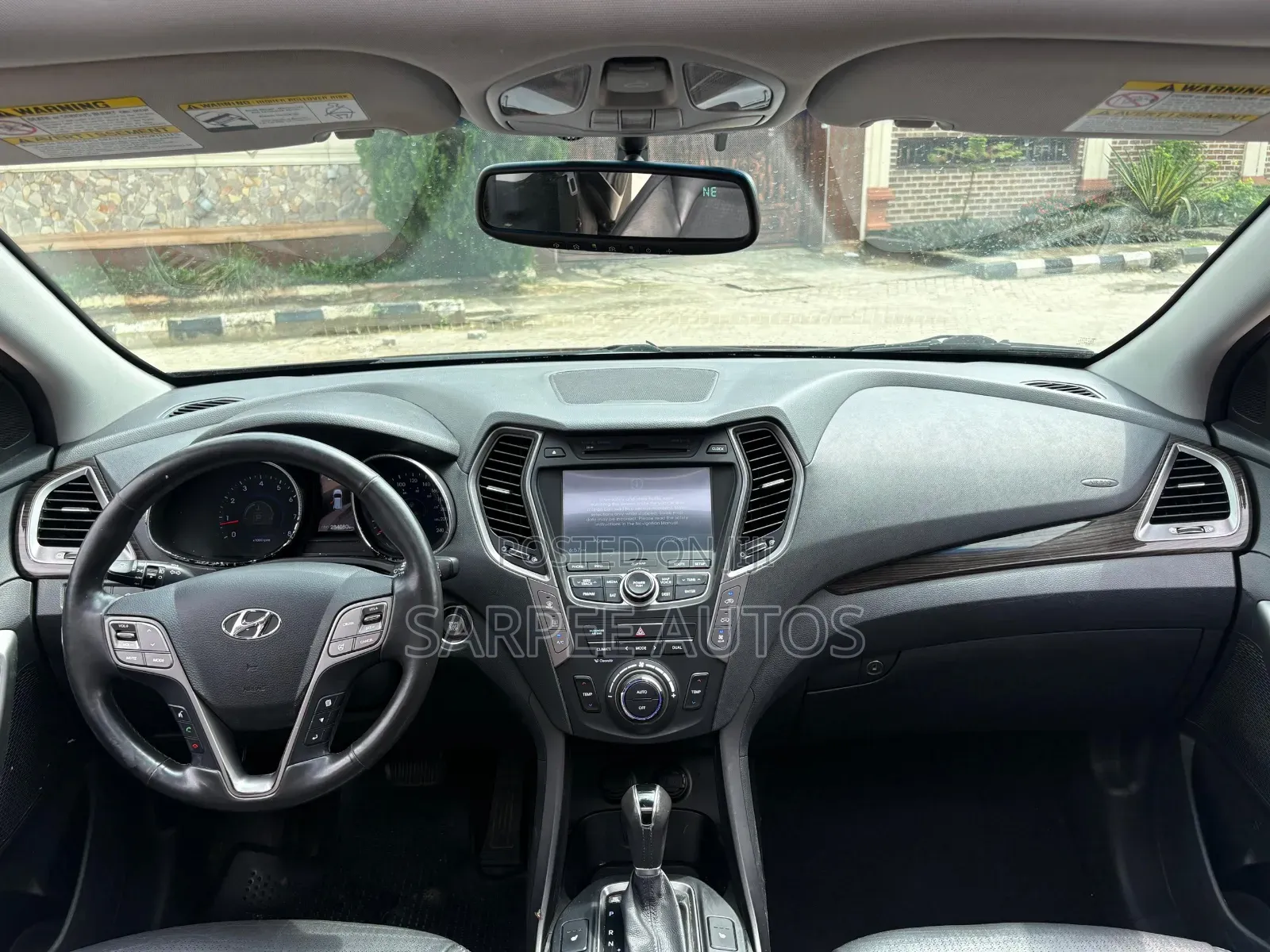 Hyundai Santa Fe Limited 4dr SUV AWD (3.3L 6cyl 6A) 2014 Black