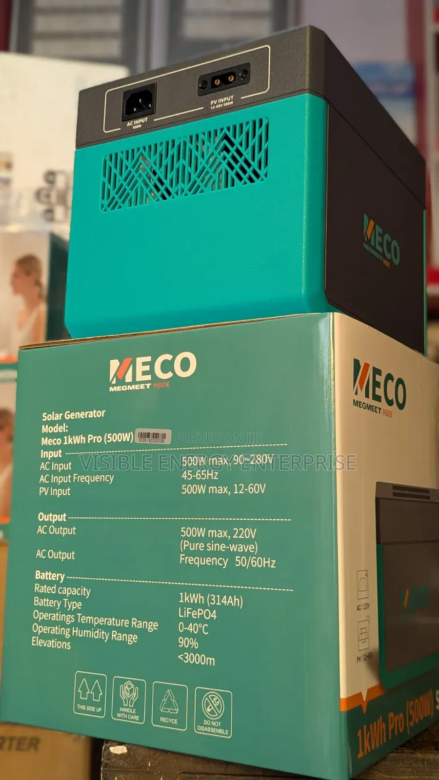 MECO 1kwh Pro|500w Solar Generator
