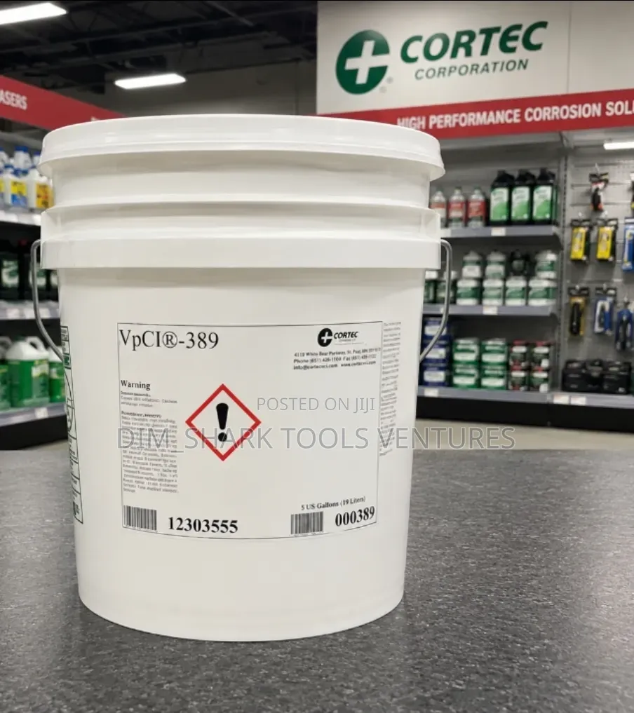 Cortec VpCI-389, a Water-Based Temporary Rust Preventive Coating.