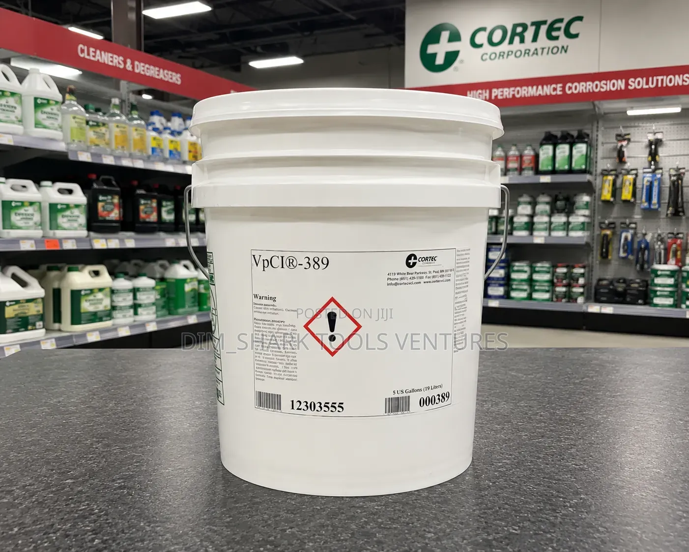 Cortec VpCI-389, a Water-Based Temporary Rust Preventive Coating.