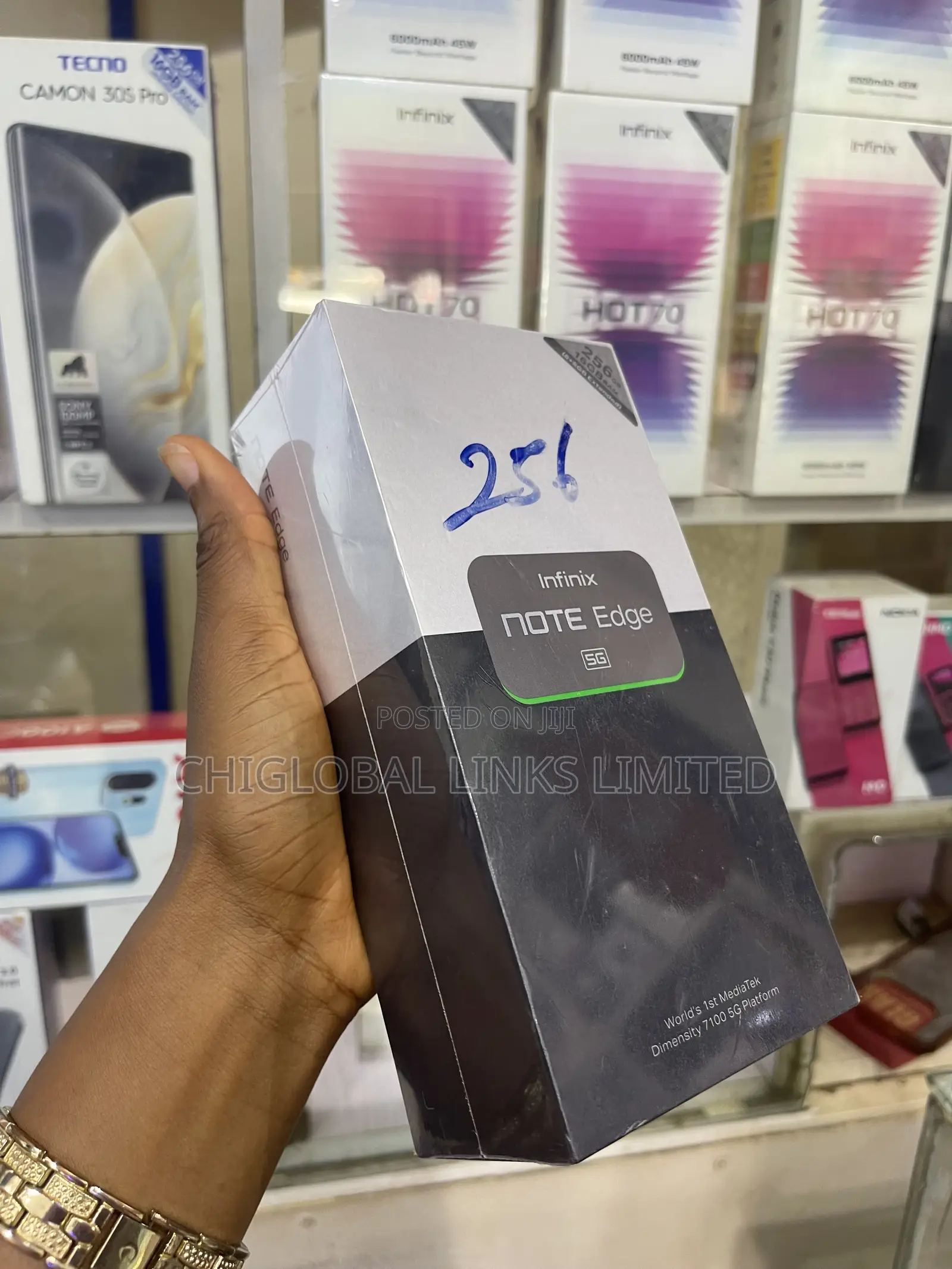 New Infinix Note Edge 256 GB Blue