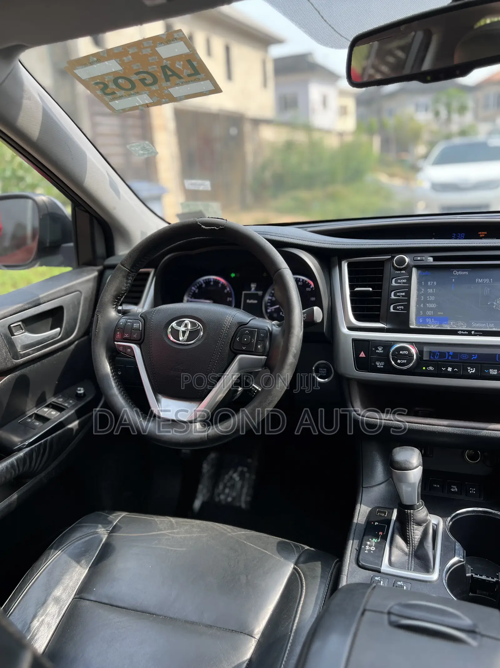 Toyota Highlander XLE 4dr SUV AWD (3.5L 6cyl 6A) 2015 Black