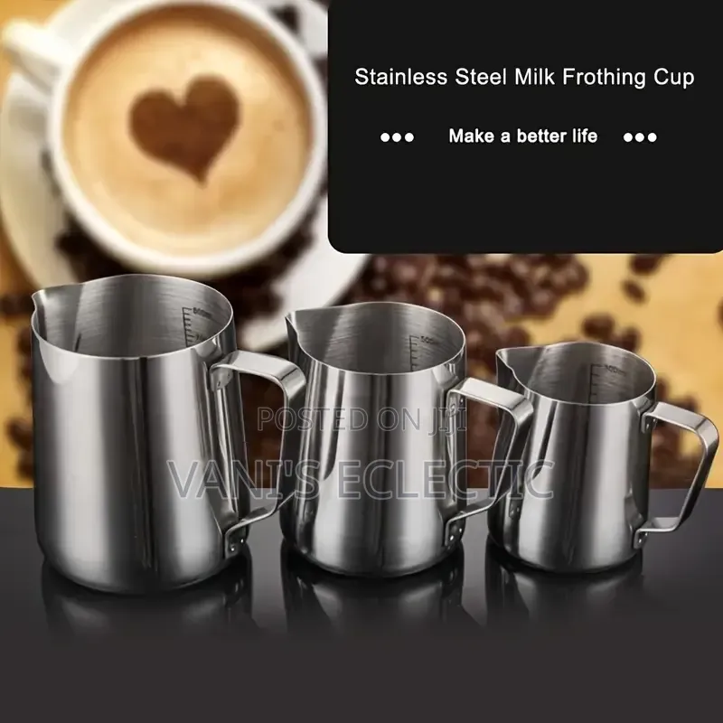 Stainless Steel Milk Frothing Pitchers