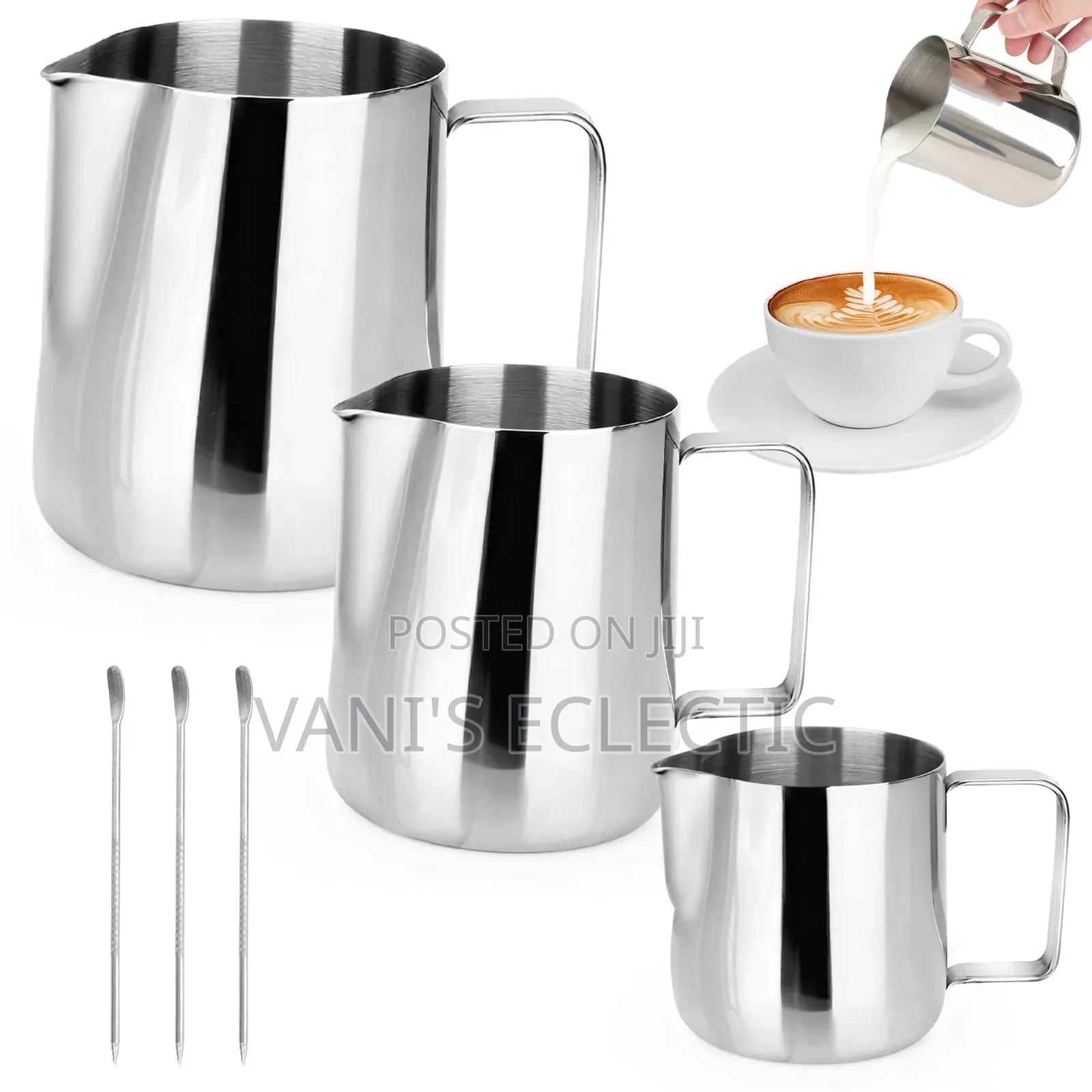 Stainless Steel Milk Frothing Pitchers
