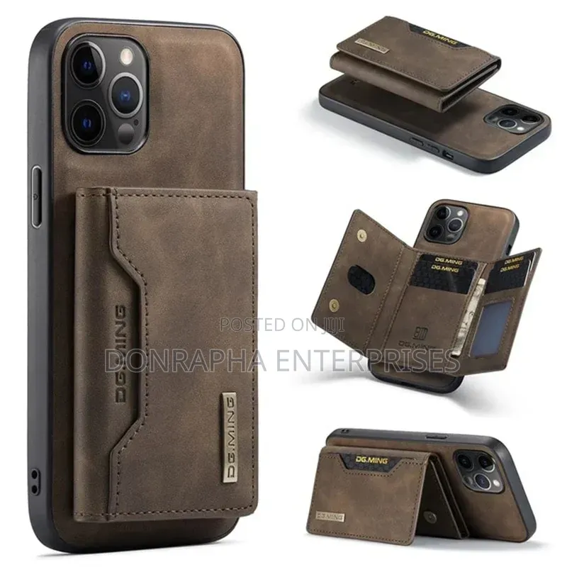 Leather Wallet Case for iPhone 15 Pro Max – Premium Flip Cover