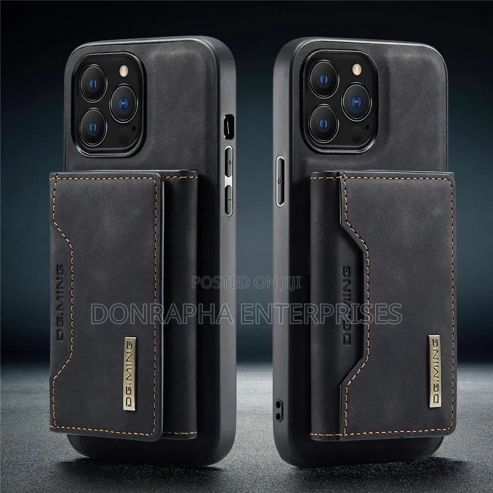Leather Wallet Case for iPhone 15 Pro Max – Premium Flip Cover