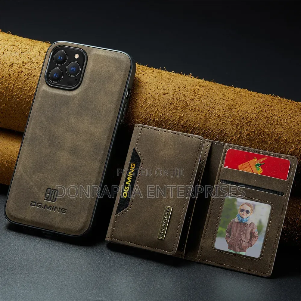 Leather Wallet Case for iPhone 15 Pro Max – Premium Flip Cover