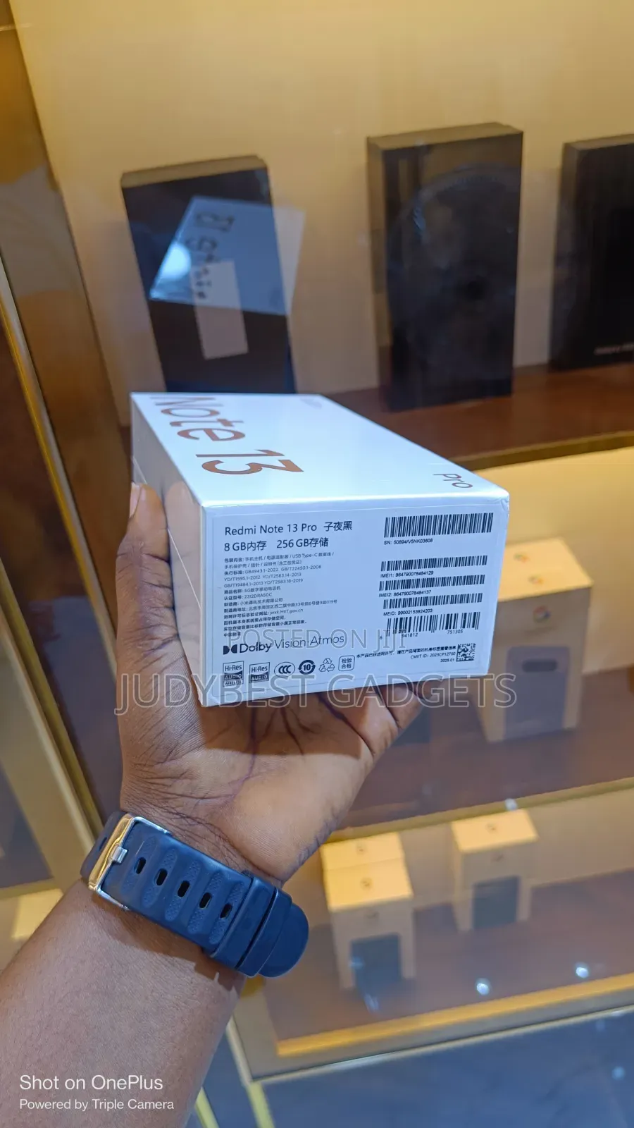 New Xiaomi Redmi Note 13 Pro 5G 256 GB Black