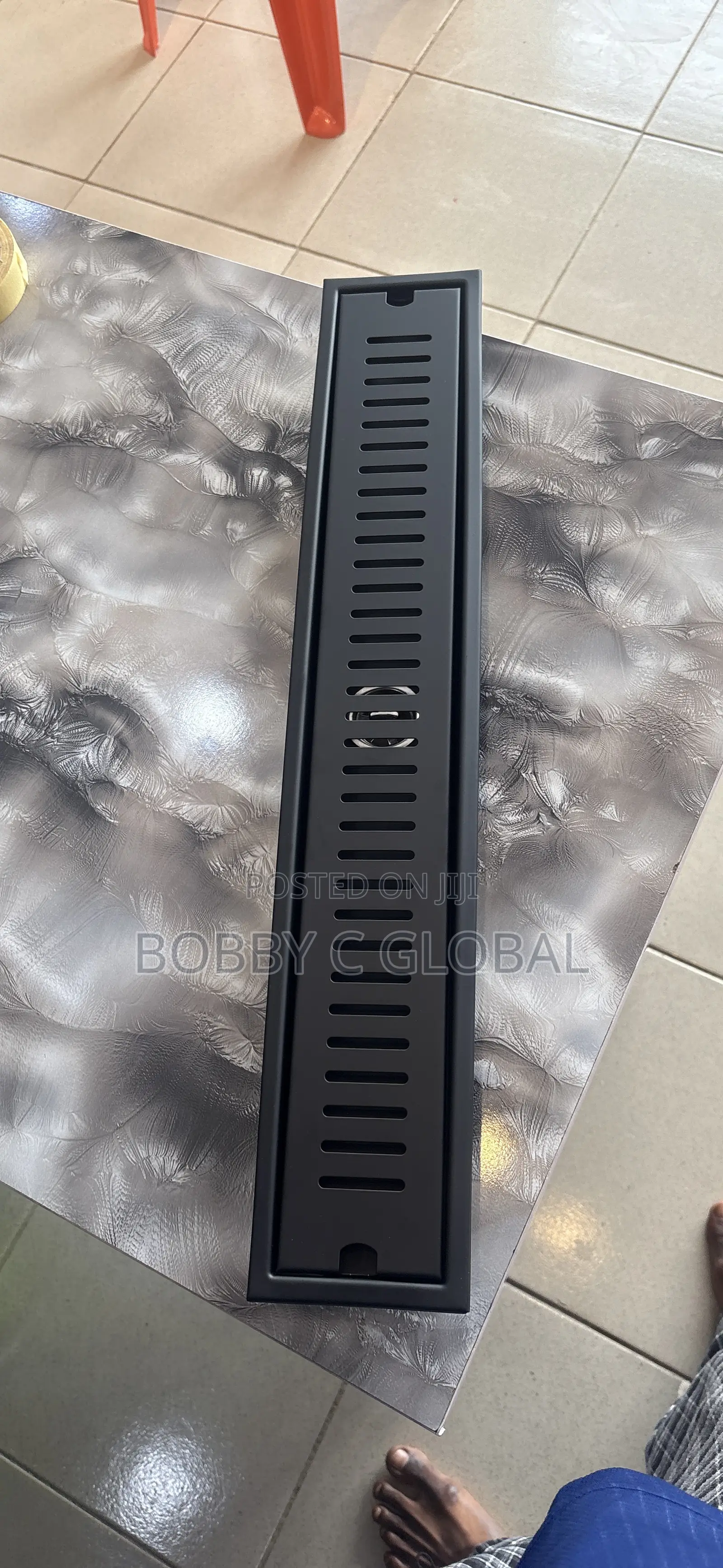 60 Cm Black Floor Drain