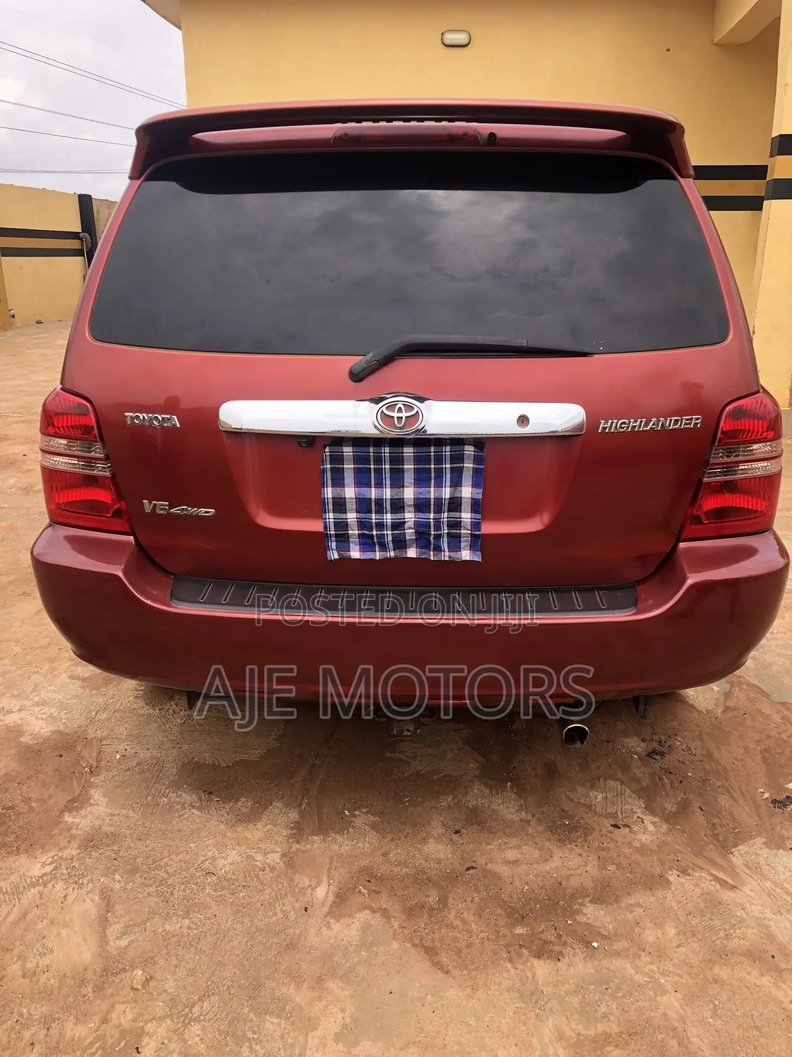 Toyota Highlander 2003 Red