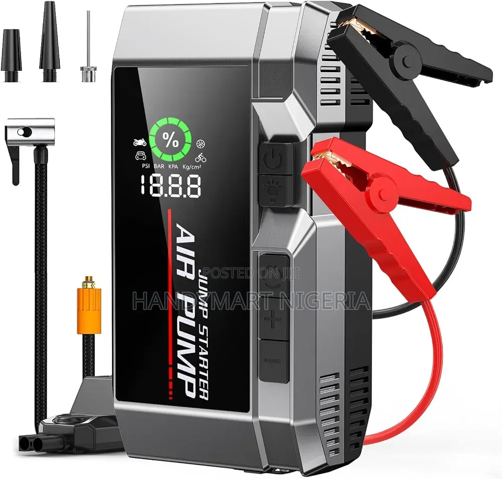 4-in-1 Universal Car Jump Starter and Air Compressor 33% OFF