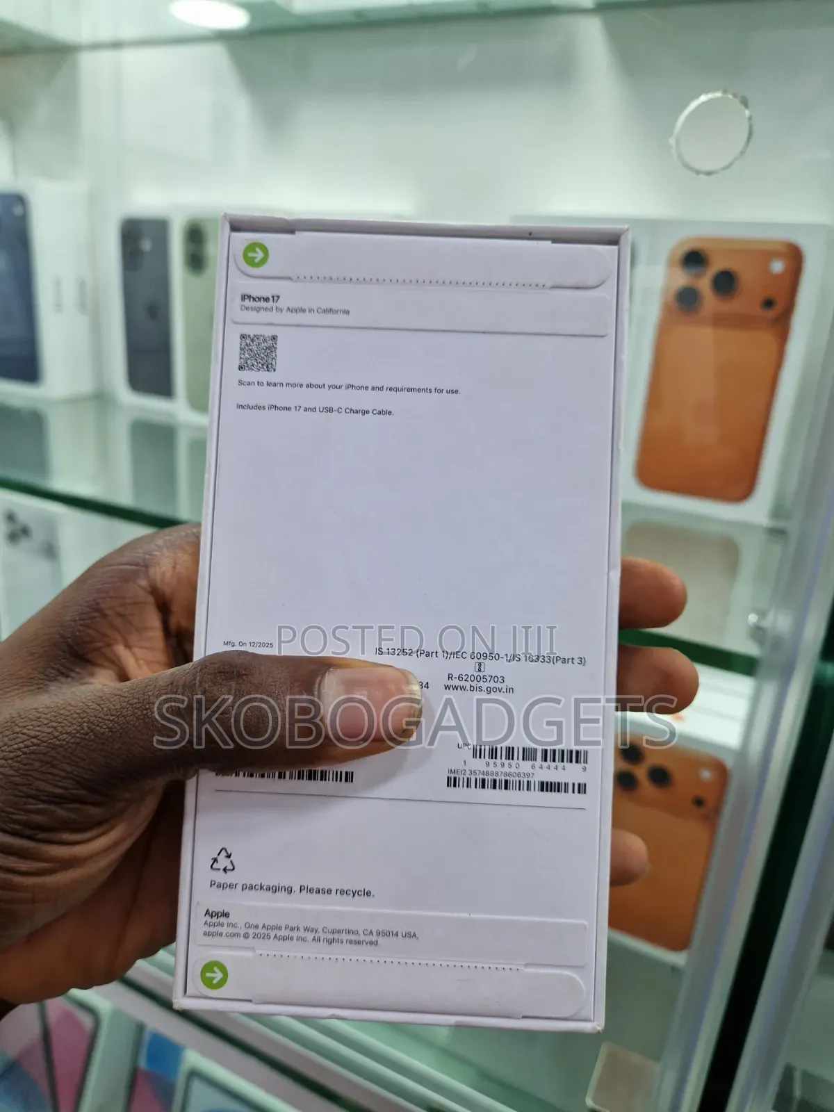 New Apple iPhone 17 512 GB Black