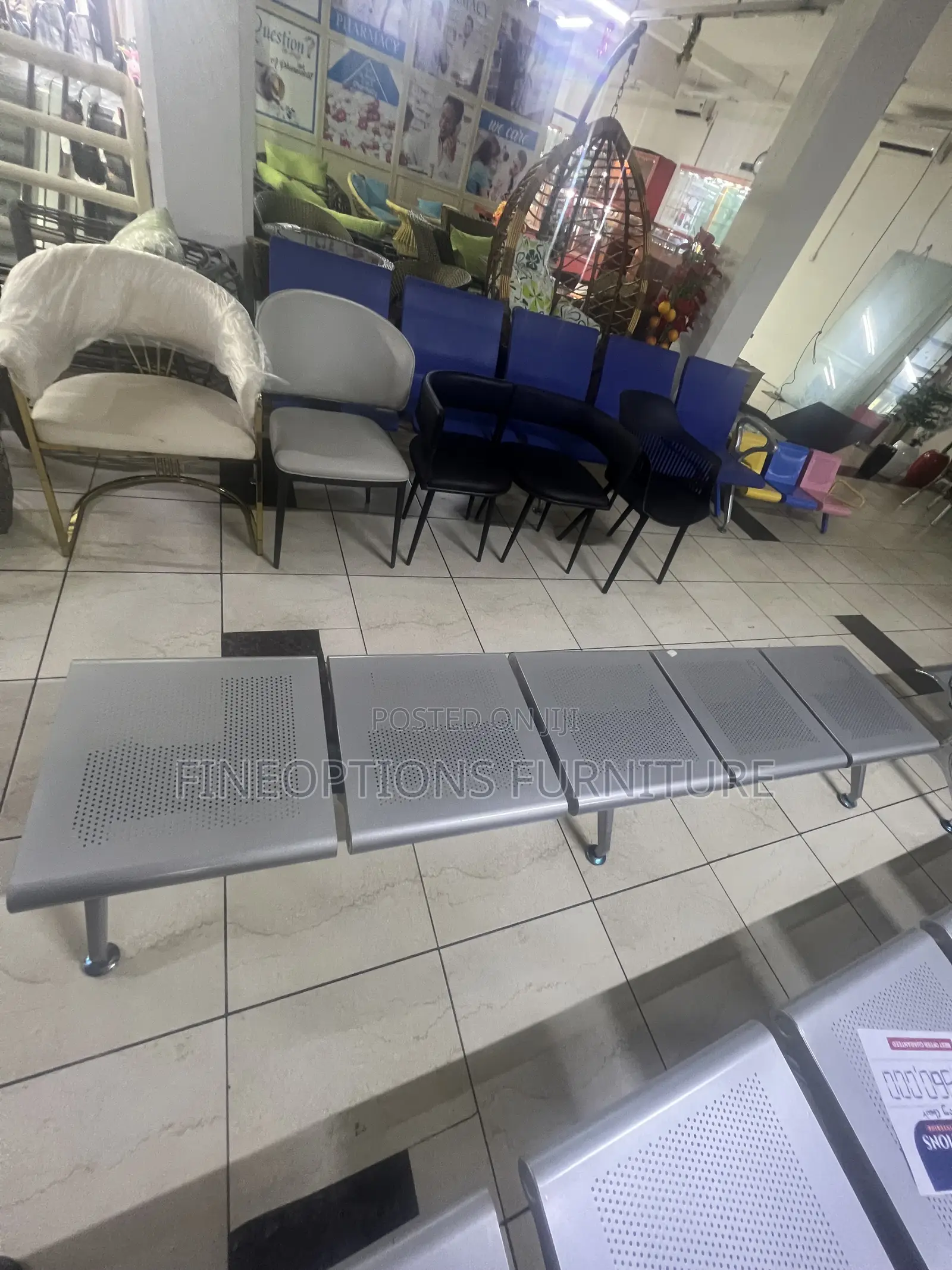 Hospital Office Waiting Bench