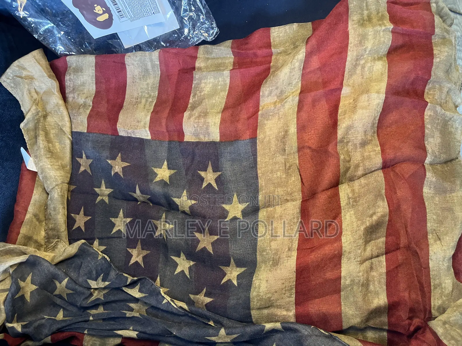 2026 Retro Design USA Printed Scarf , Men’s Women’s Neck Scarf