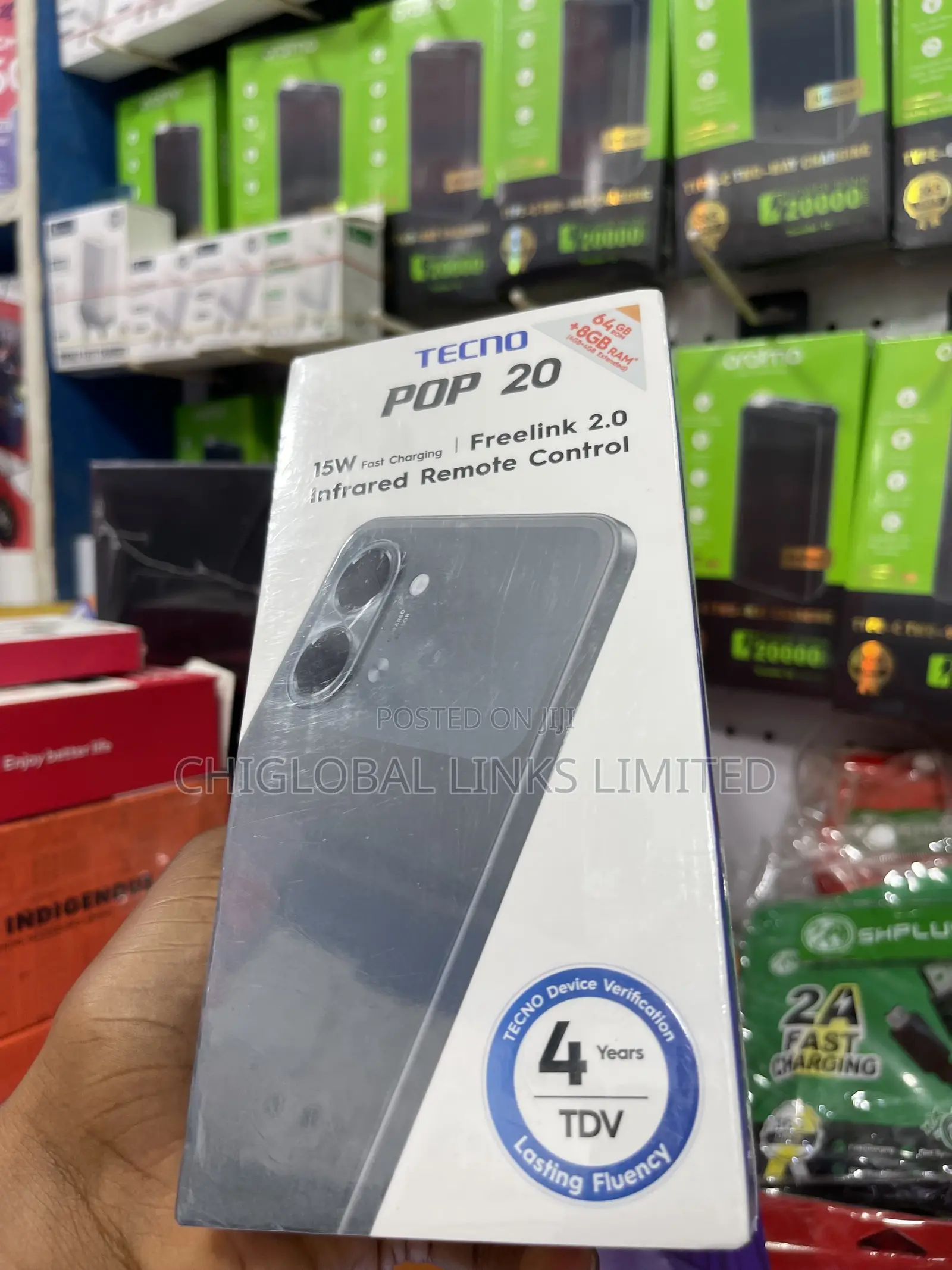 New Tecno Pop 20 64 GB Black