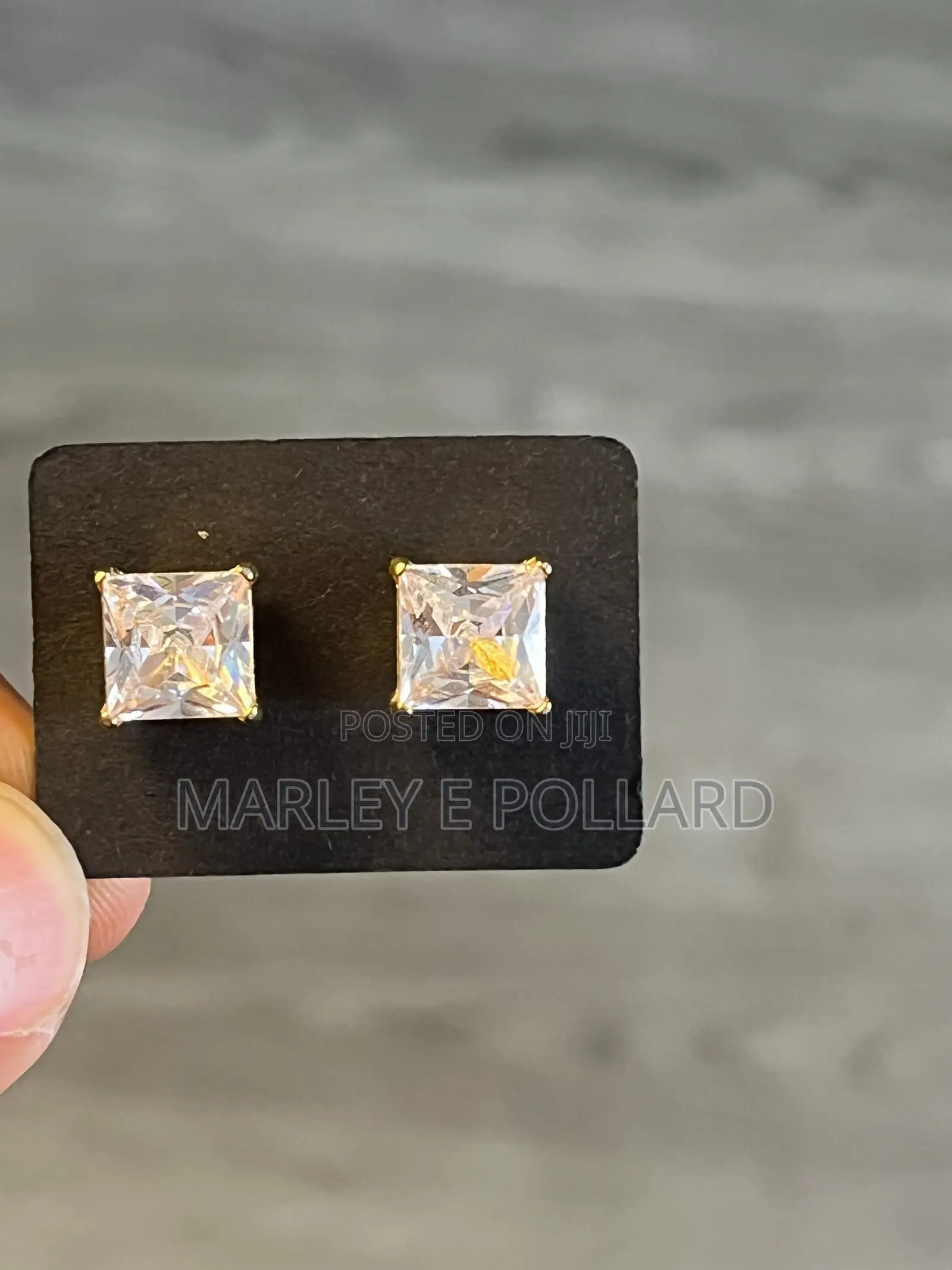 18kt Gold Magnetic Non Piercing Earrings