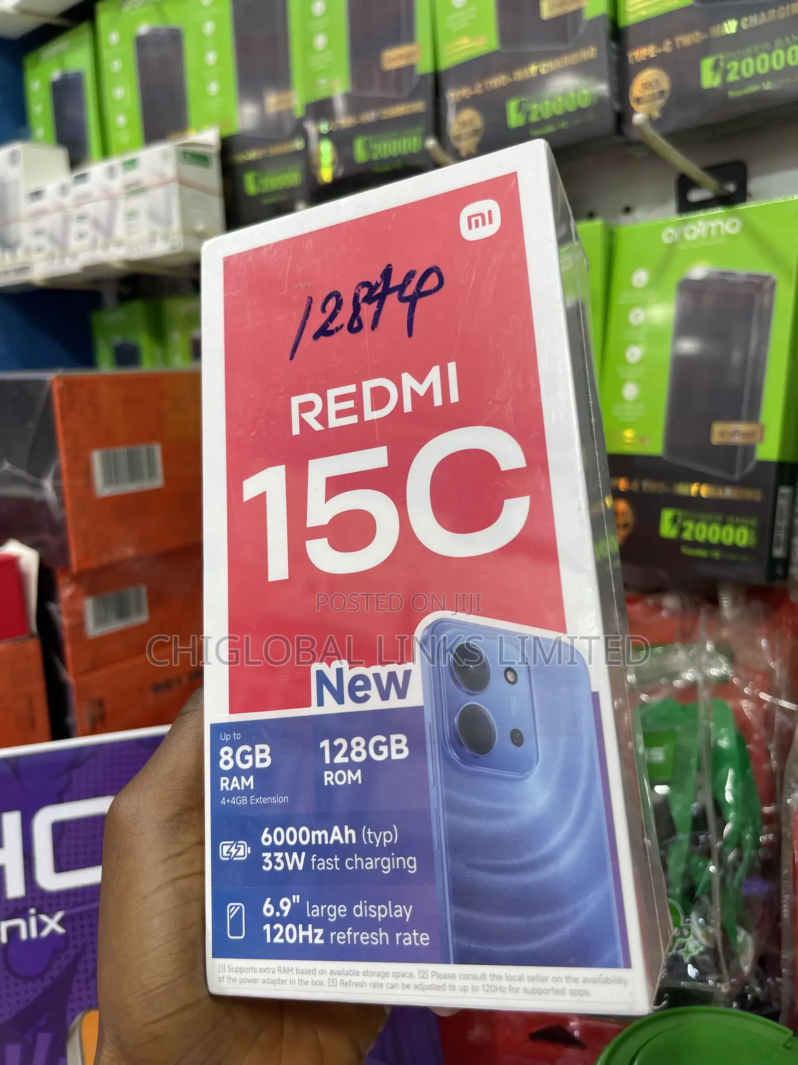 New Xiaomi Redmi 15C 4G 128 GB Blue