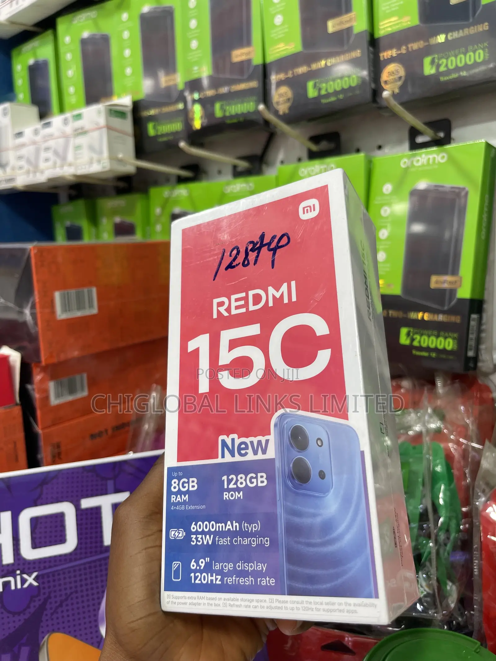 New Xiaomi Redmi 15C 4G 128 GB Blue