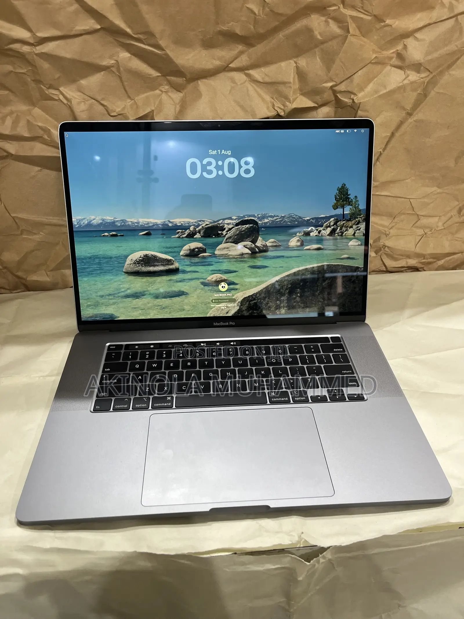 Laptop Apple MacBook Pro 2019 16GB Intel Core i9 SSD 1T