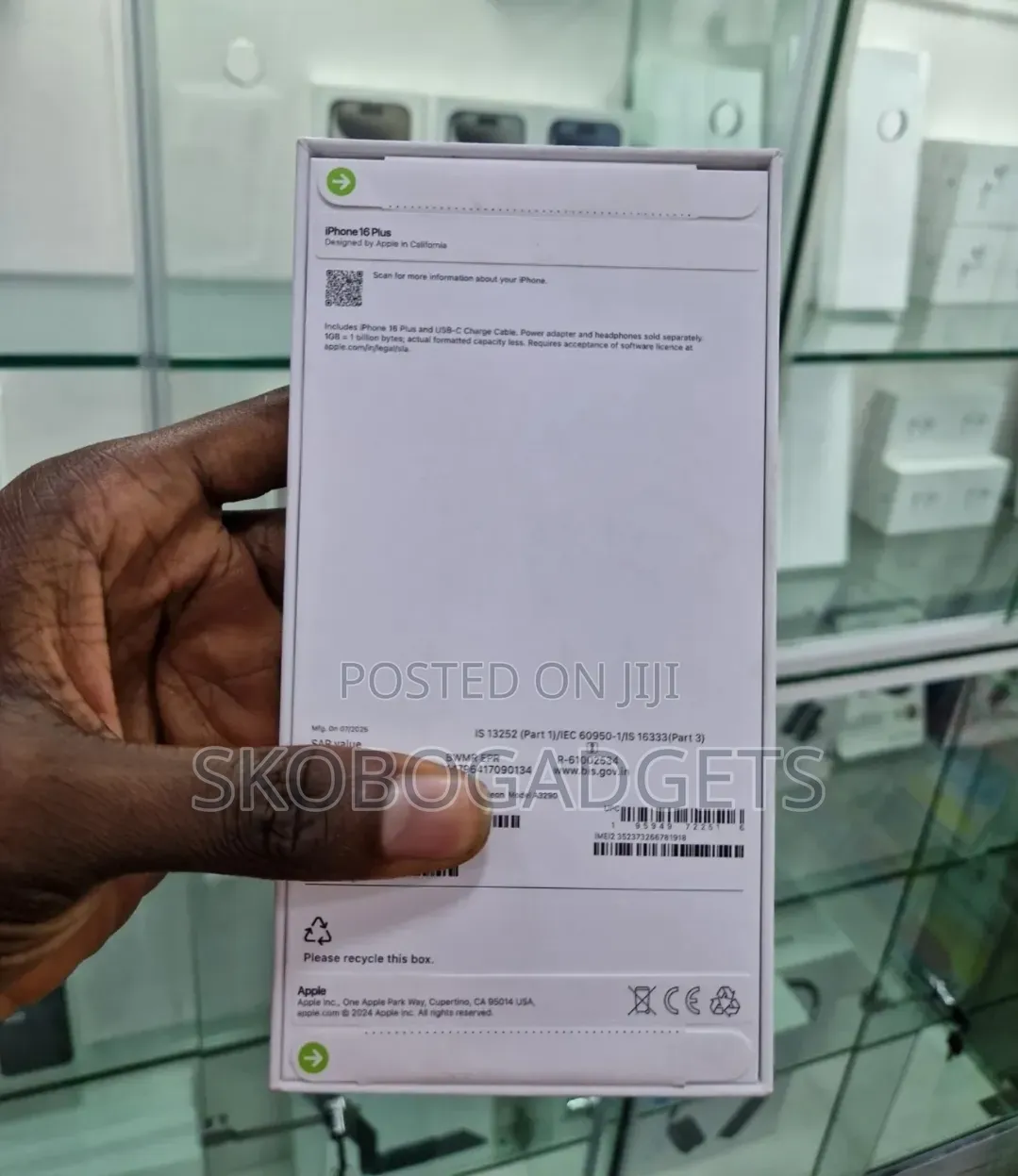 New Apple iPhone 16 Plus 128 GB Purple