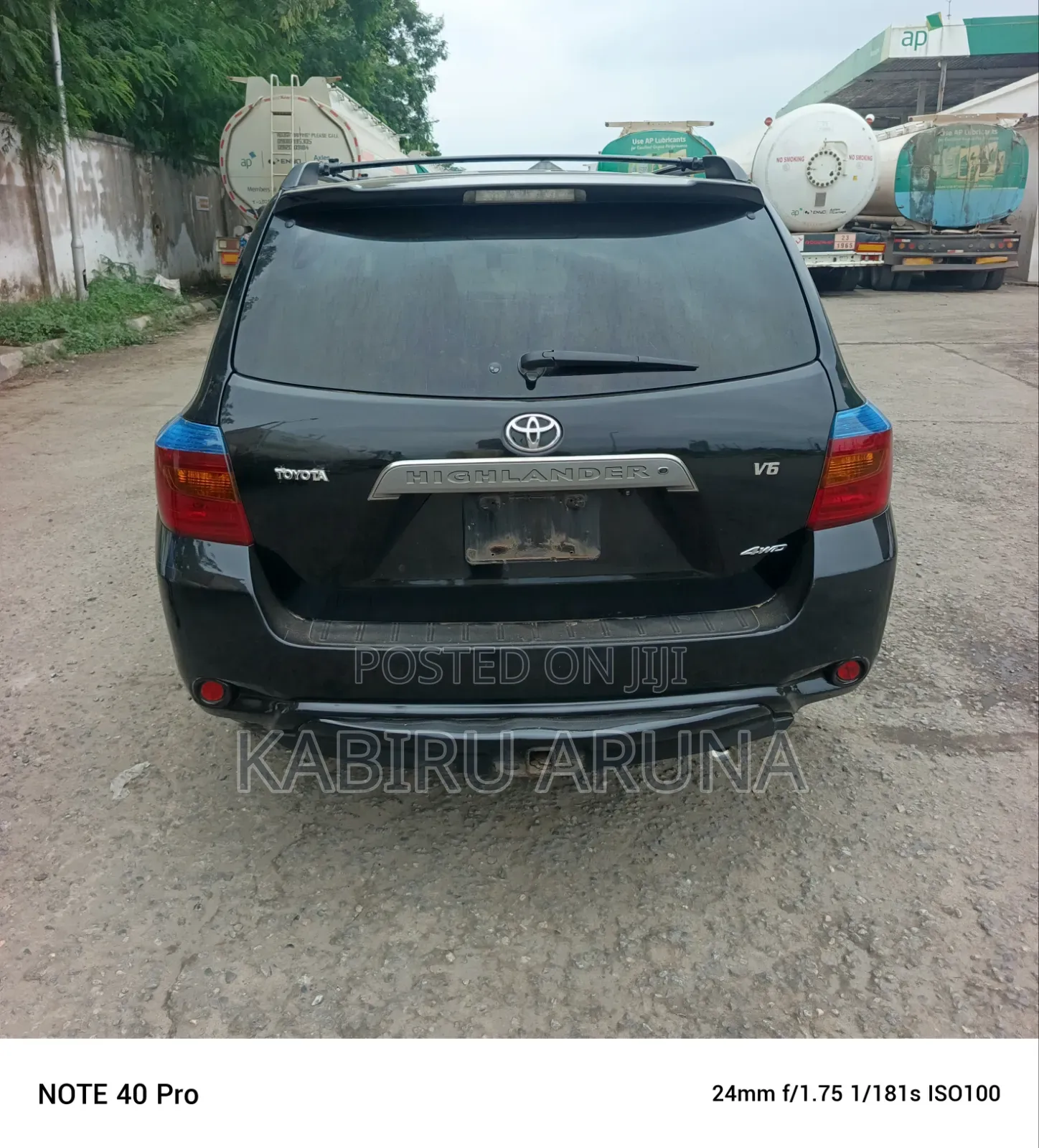 Toyota Highlander 2007 Black