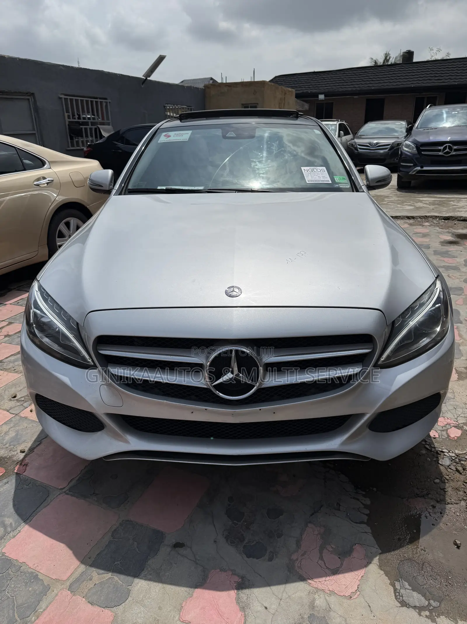 Mercedes-Benz C300 Luxury 4matic Sedan AWD (2.0L 4cyl 7A) 2017 Silver