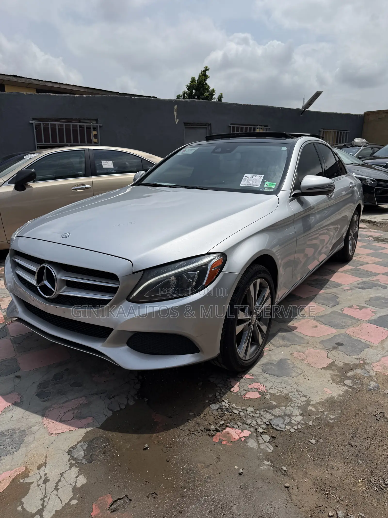 Mercedes-Benz C300 Luxury 4matic Sedan AWD (2.0L 4cyl 7A) 2017 Silver