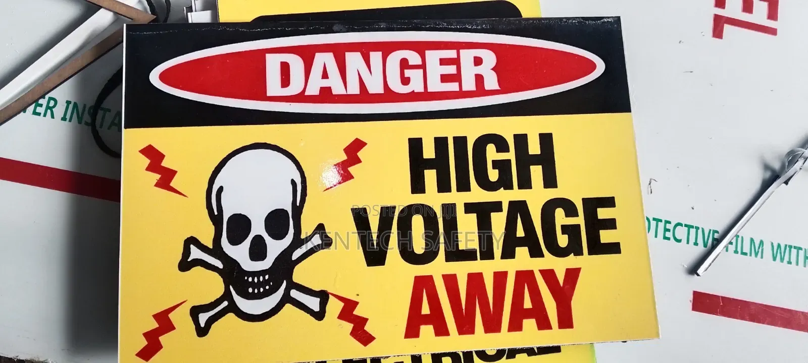 Wall Danger Electrical and Generator Signs