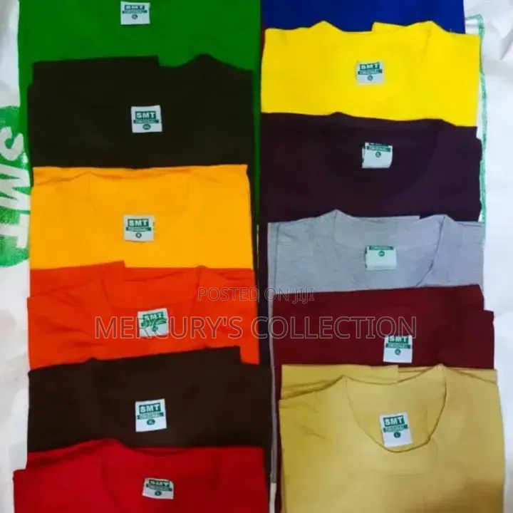 Premium Plain SMT Polo/T-Shirt – Soft Cotton