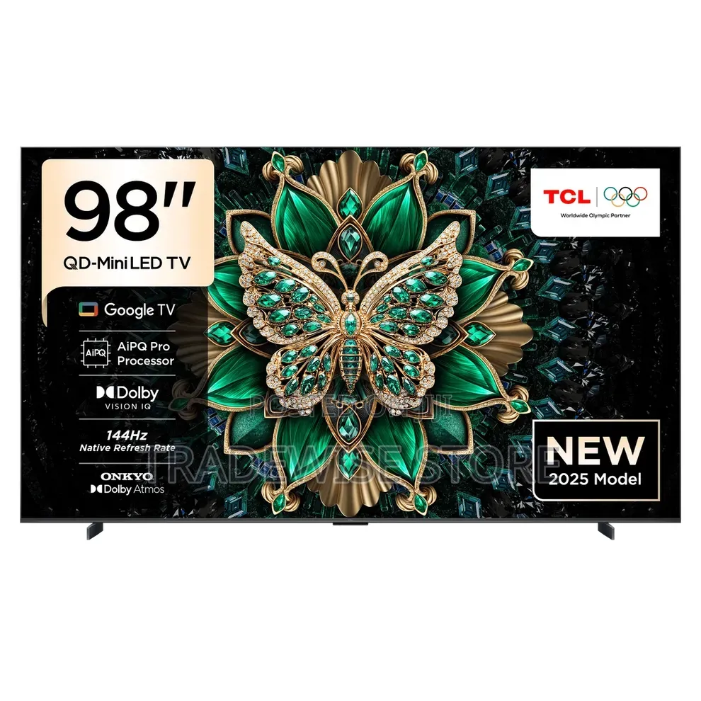 TCL 98′′ Inch QD-Mini LED TV (98C6K) + Free MTN 5G Router