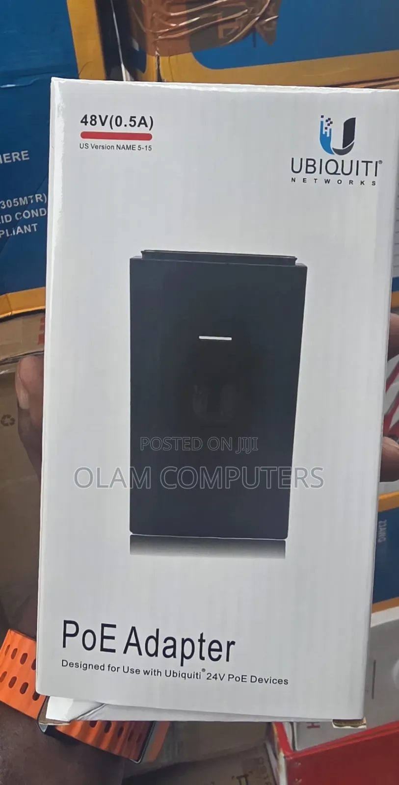 Ubiquiti 48v 0.5a Poe Standard Adapter