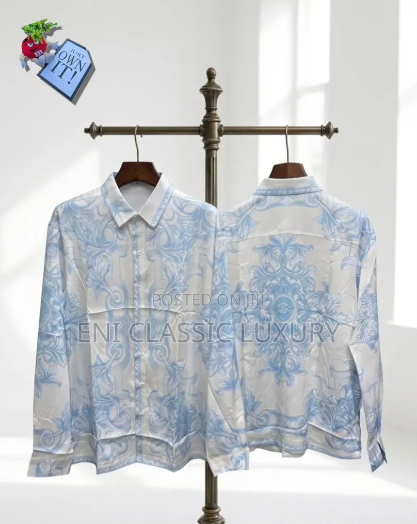 High Demand Luxury Men's Shirts Versace Best Quality Well Branded