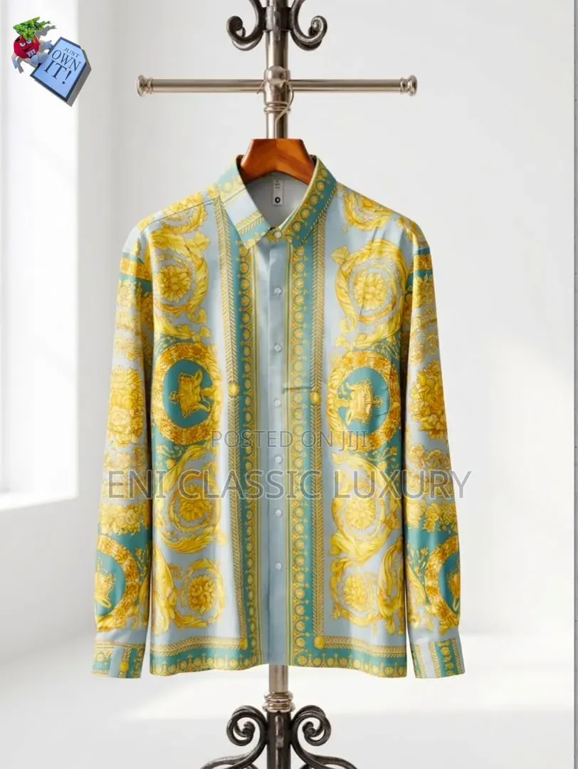 High Demand Luxury Men's Shirts Versace Best Quality Well Branded