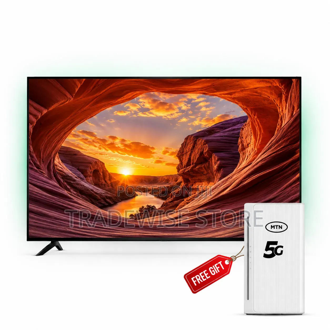 TCL 98′′ Inch QD-Mini LED TV (98C6K) + Free MTN 5G Router
