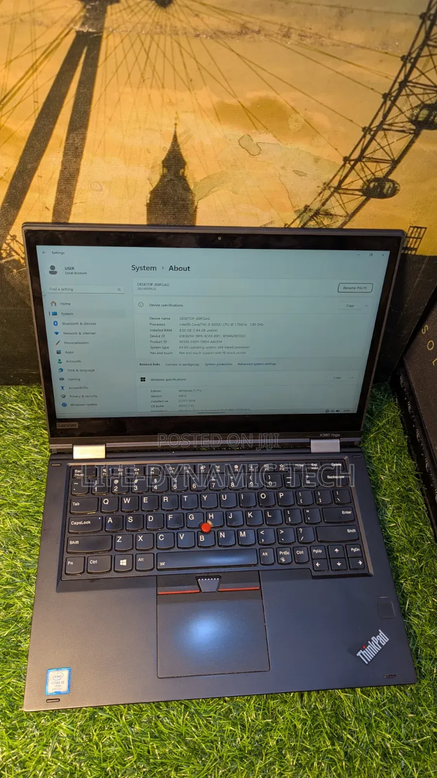 Laptop Lenovo ThinkPad X380 Yoga 8GB Intel Core i5 SSD 128GB