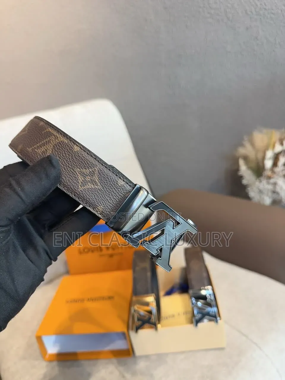 High Demand Luxury Men's Belts Louis Vuitton Best Quality Well Branded
