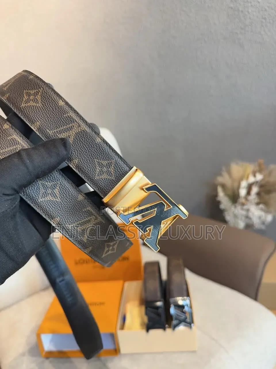 High Demand Luxury Men's Belts Louis Vuitton Best Quality Well Branded