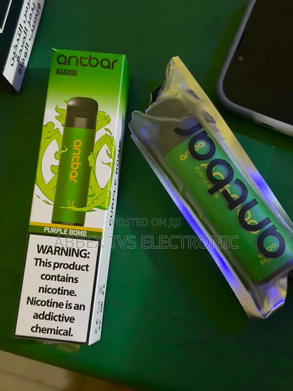 Antbar Purple Bomb Vape(6000 Puffs)