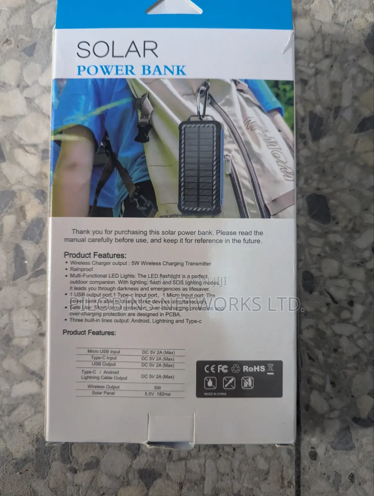 Solar Power Bank