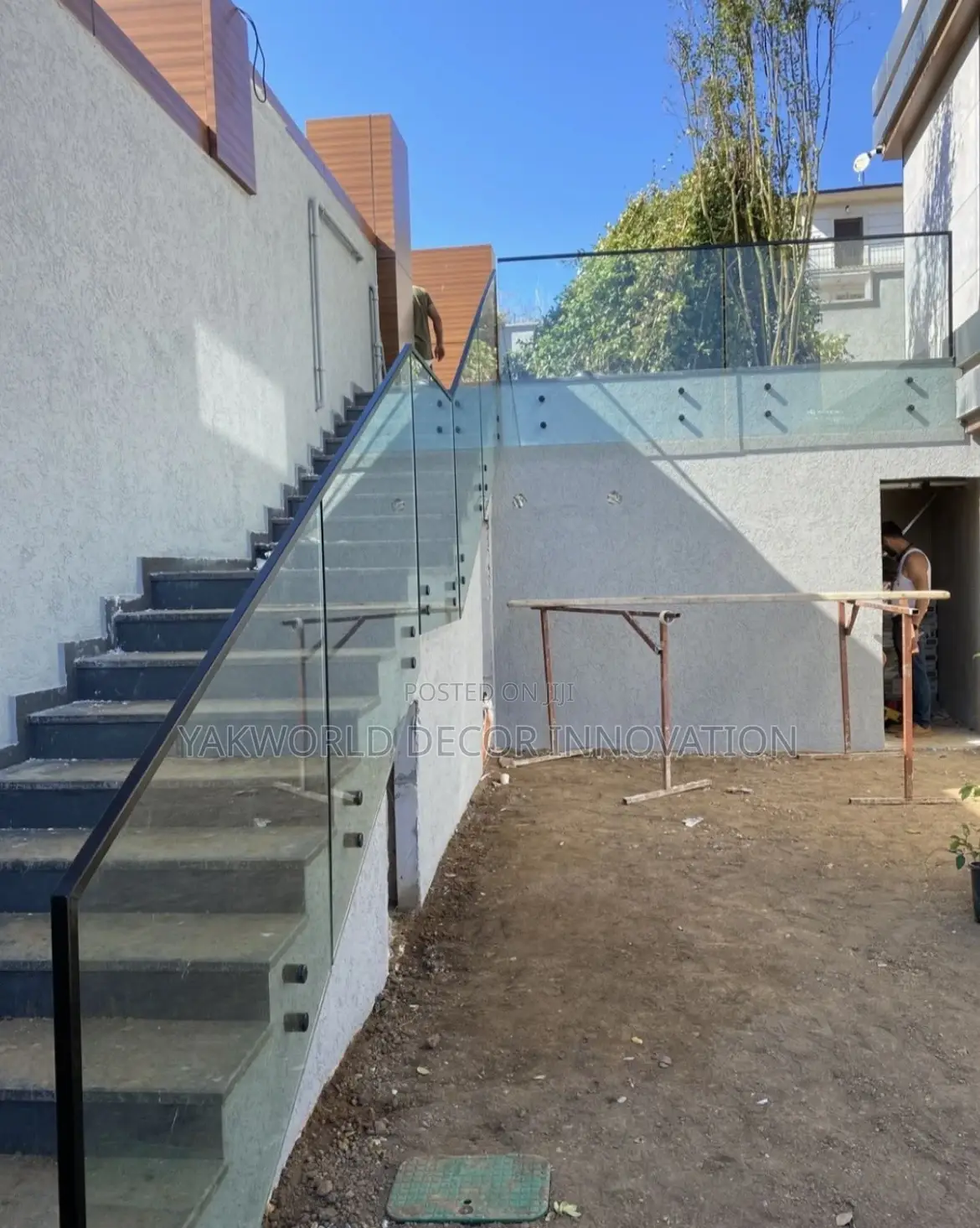 Stair Way Glass Railings/Balustrad