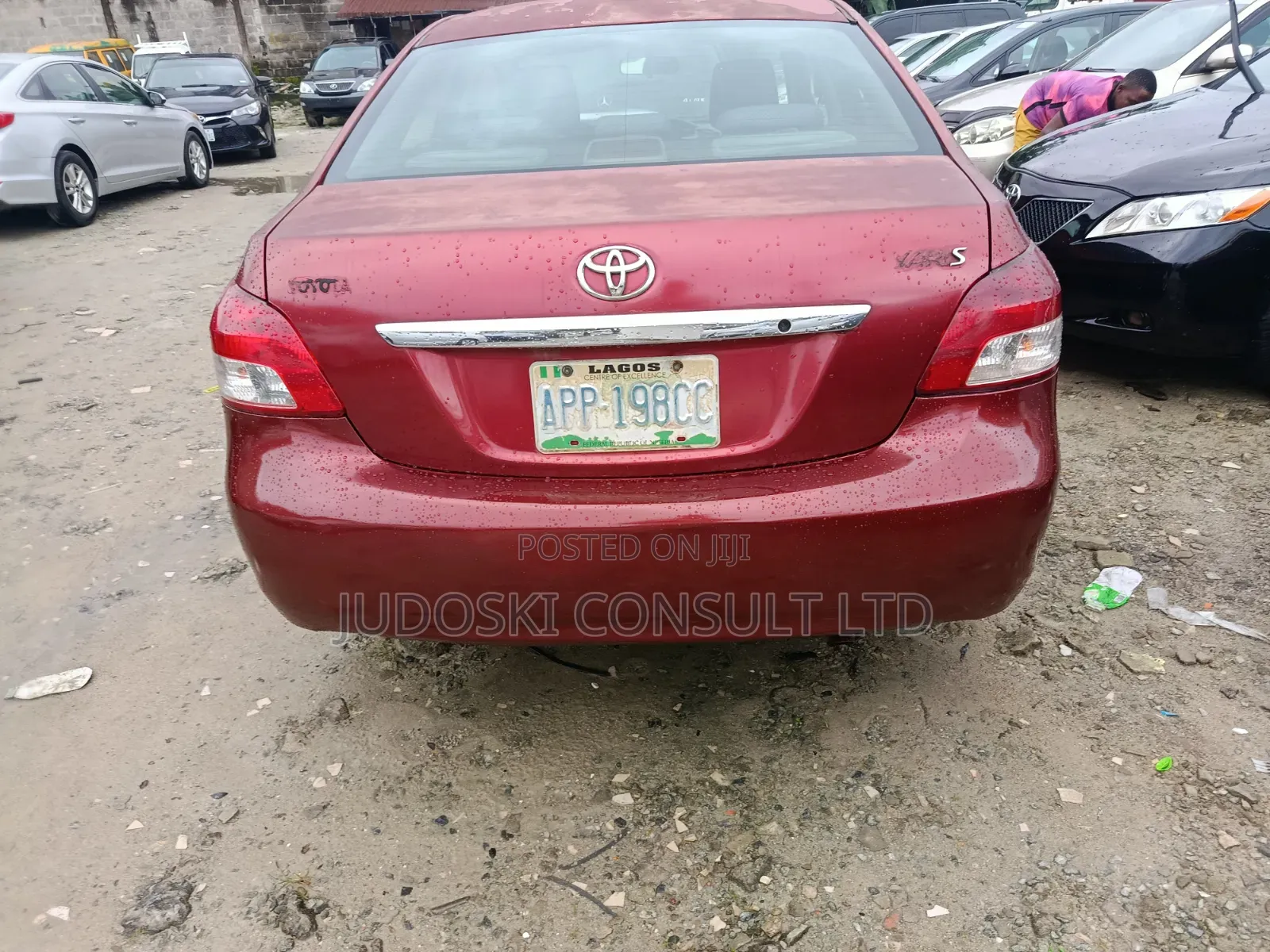 Toyota Yaris 2007 Red