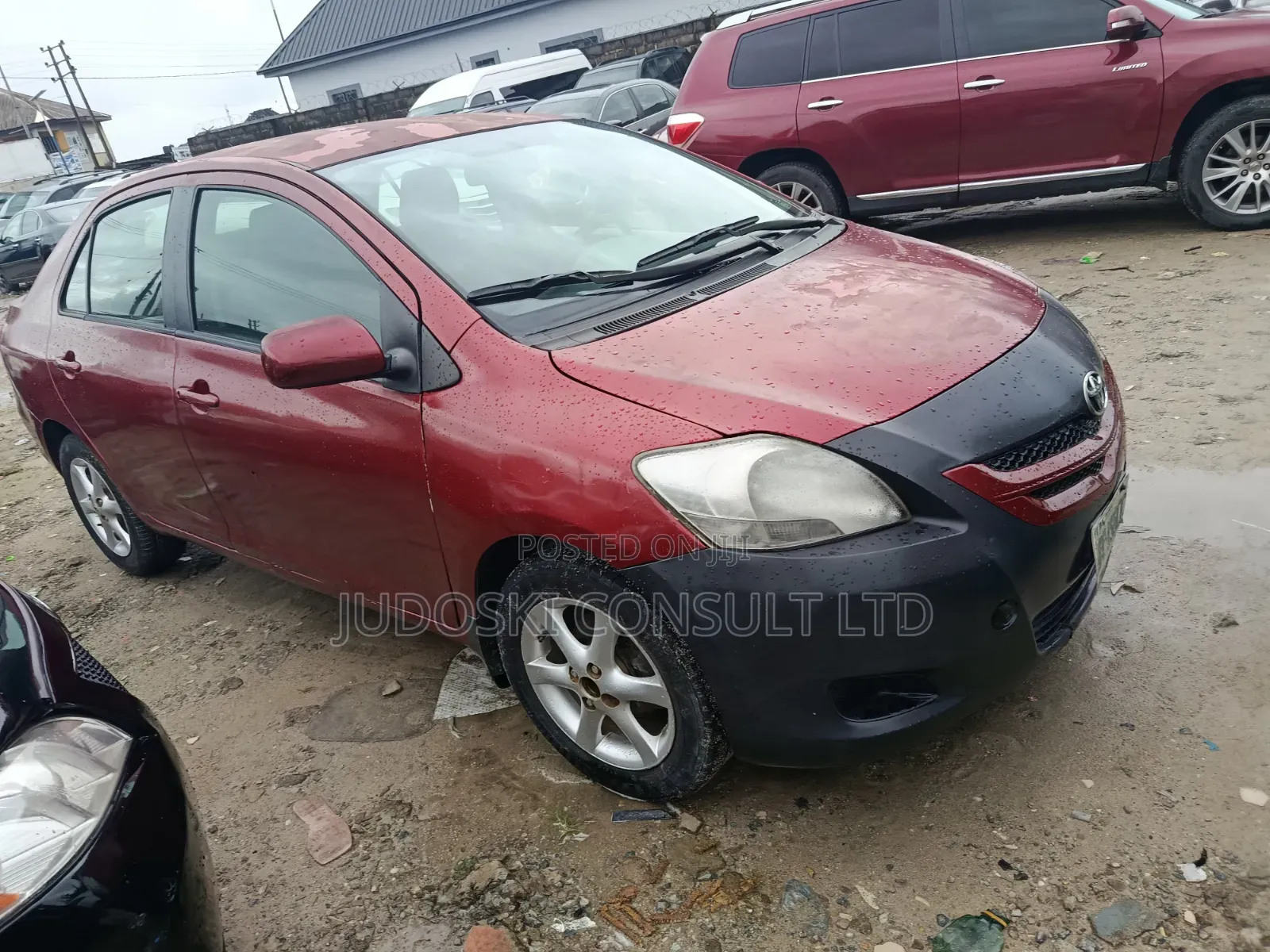 Toyota Yaris 2007 Red