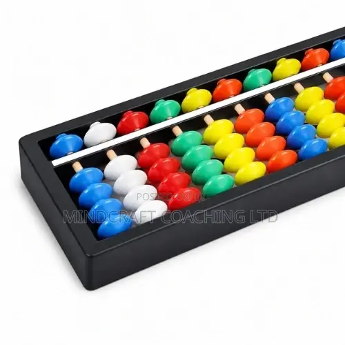 17 Columns Colorful Abacus Soroban Tool for Kids Mental Maths