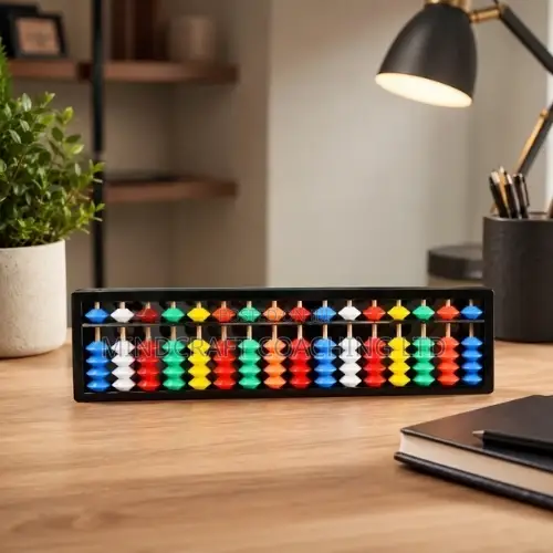17 Columns Colorful Abacus Soroban Tool for Kids Mental Maths