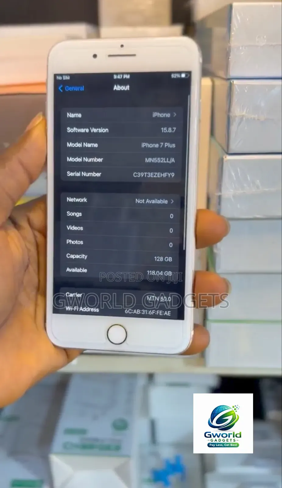 Apple iPhone 7 Plus 128 GB Rose Gold