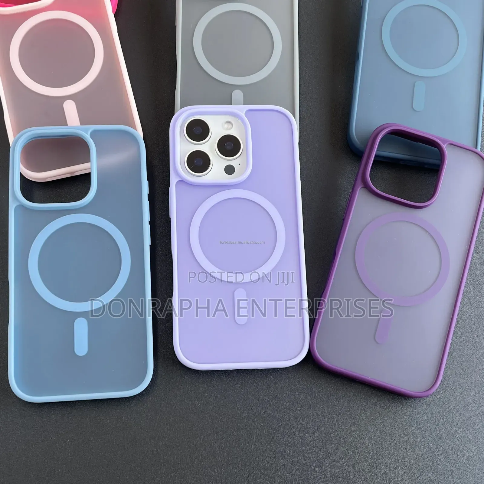 iPhone 15 Pro Thick Jelly Protective Pouch Case