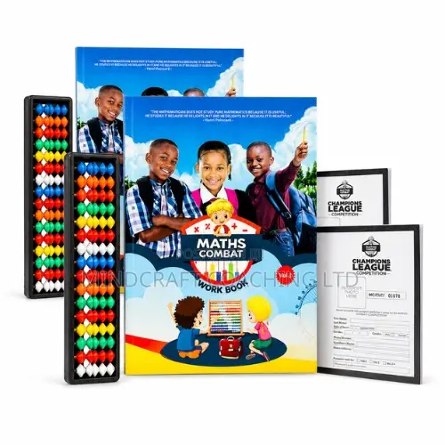 Maths Combat Kit With Colourful 17 Rod Soroban Abacus for Kids